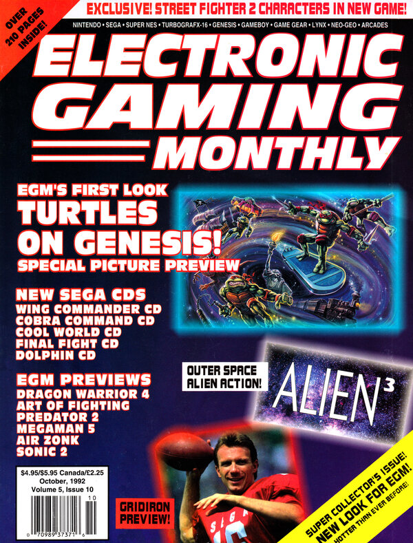 Electronic Gaming Monthly Issue 39 (October 1992) cover
